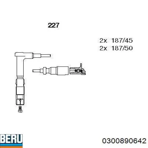 986356351 Bosch дріт високовольтні, комплект