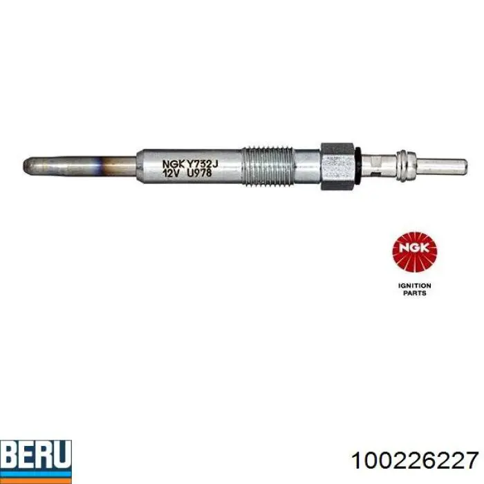 Свіча накалу Beru 100226227 ціна, від 7.81 USD