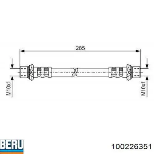 Свіча накалу Beru 100226351 ціна, від 12.46 USD