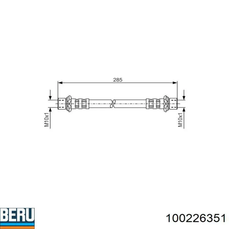 100226351 Beru Свічки розжарювання