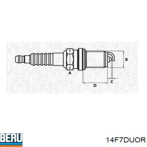  Beru 14F7DUOR