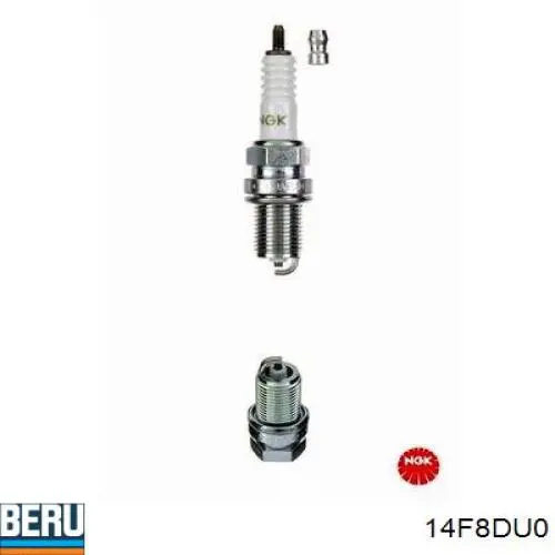 Свічки запалювання 14F8DU0 Beru