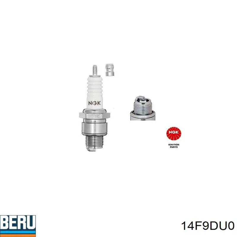 Свічки автомобільні Beru 14F9DU0 ціна, від 2.78 USD