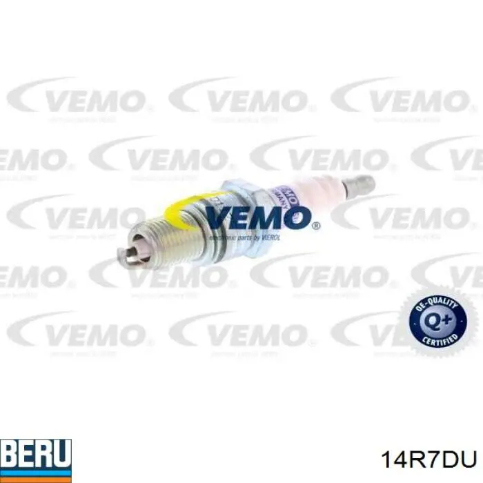Свічки запалювання 14R7DU Beru
