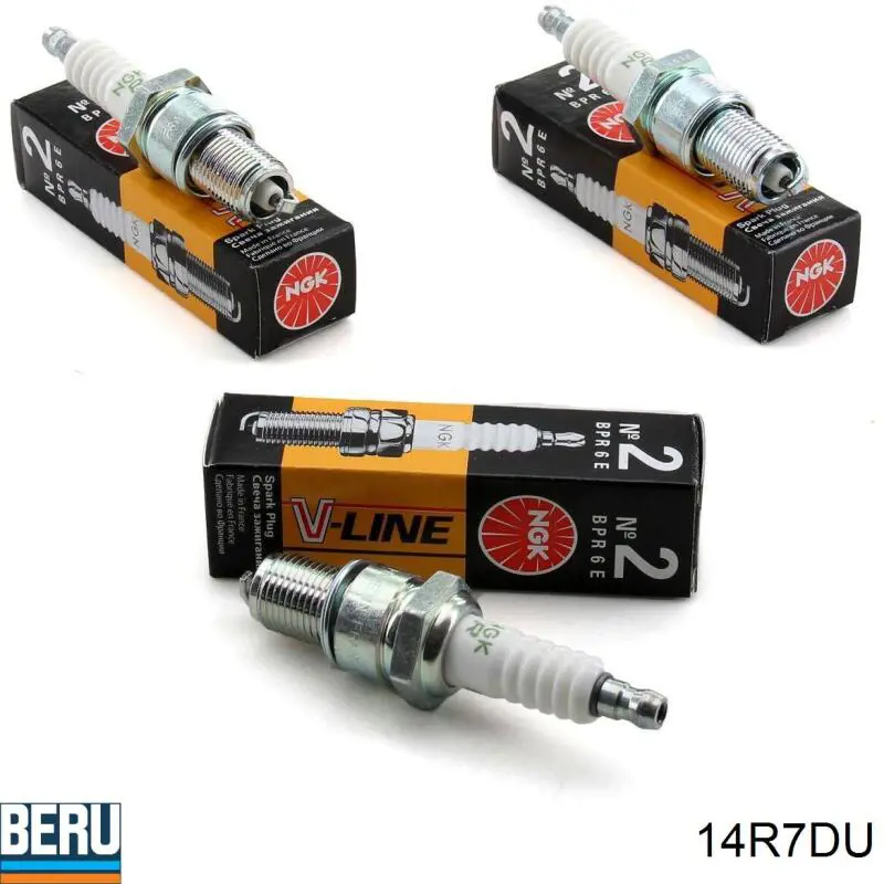 Свічки автомобільні Beru 14R7DU ціна, від 2.48 USD