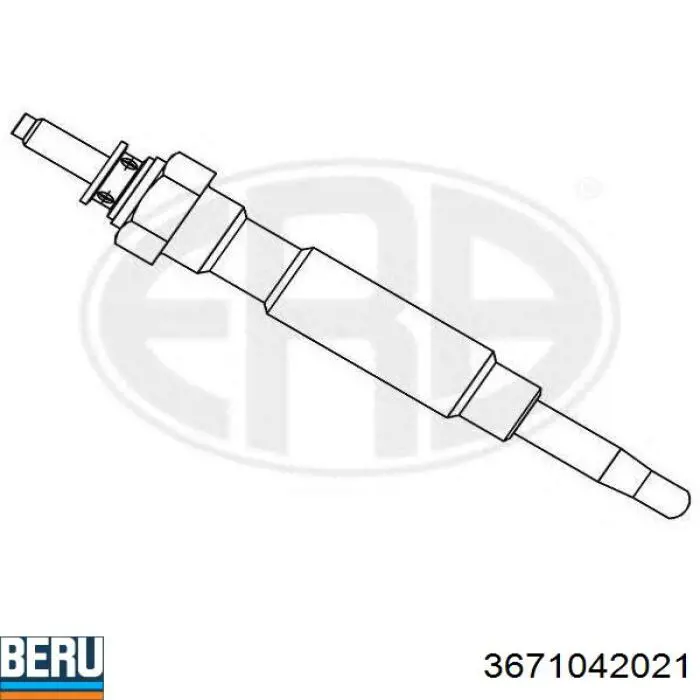 Свічка накалу 3671042021 Beru