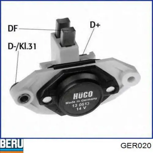 Реле зарядки генератора Beru GER020 ціна, від 6.67 USD