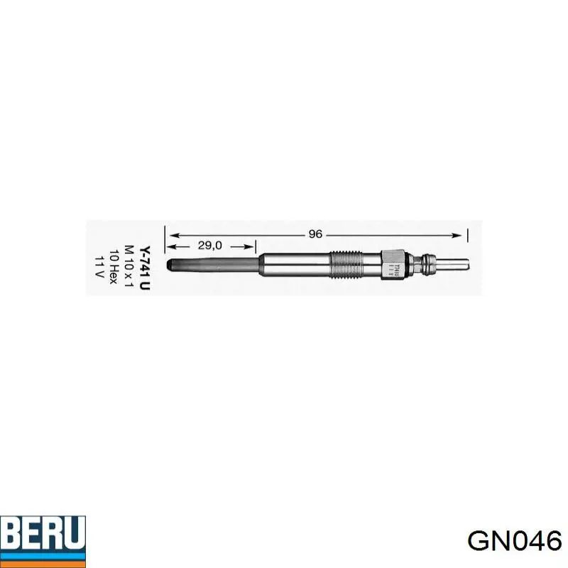 Свіча накалу Denckermann E300011 ціна, від 7.71 USD