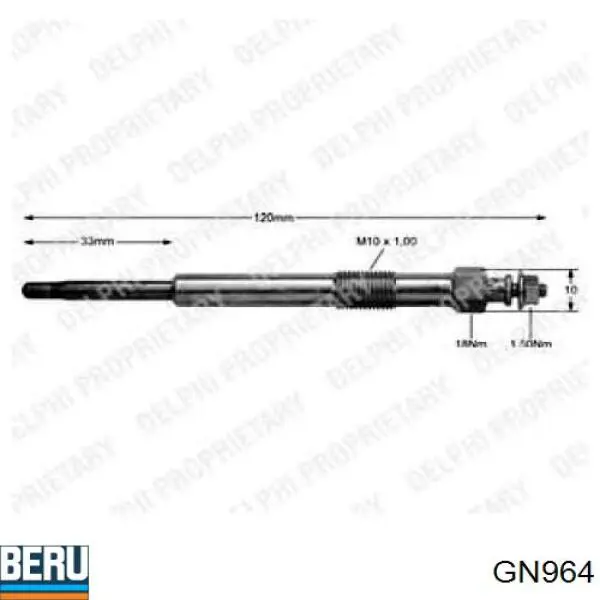 Свічка накалу GN964 Beru