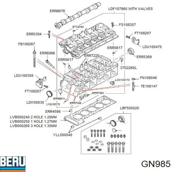 Купити GN985 Beru Свічка накалу