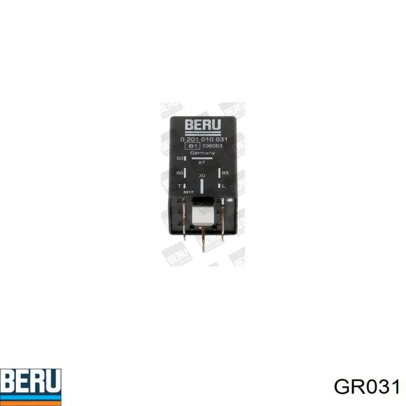 Реле накалу Beru GR031