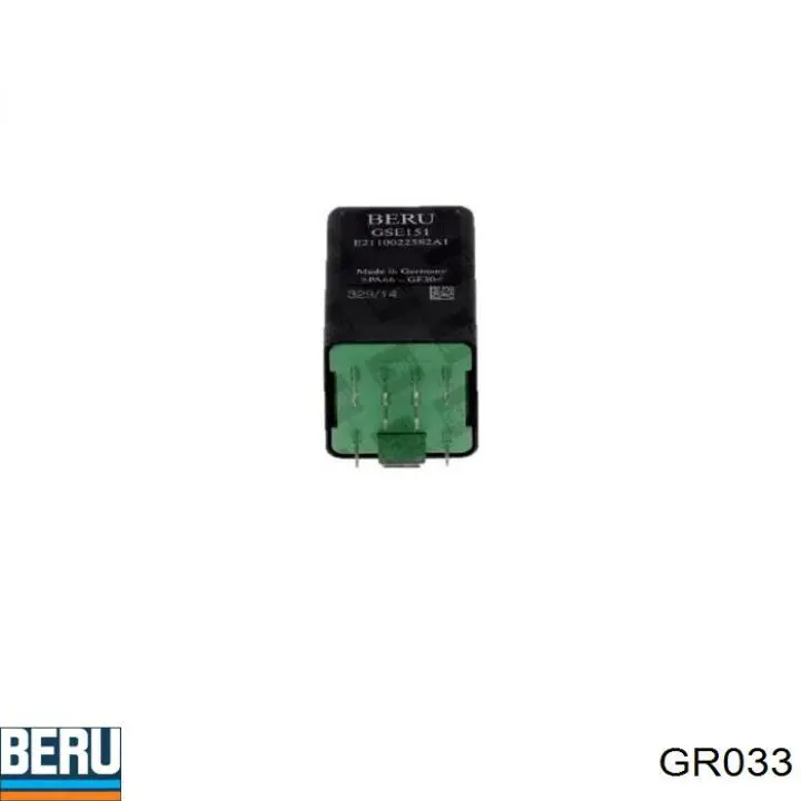 Купити GR033 Beru Реле свічок накалу