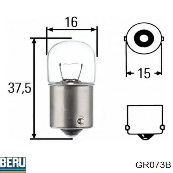 Купити GR073B Beru Реле свічок накалу