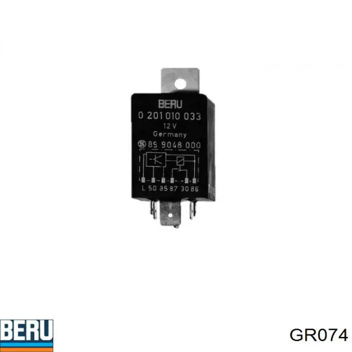 GR074 Beru Реле свічок накалу