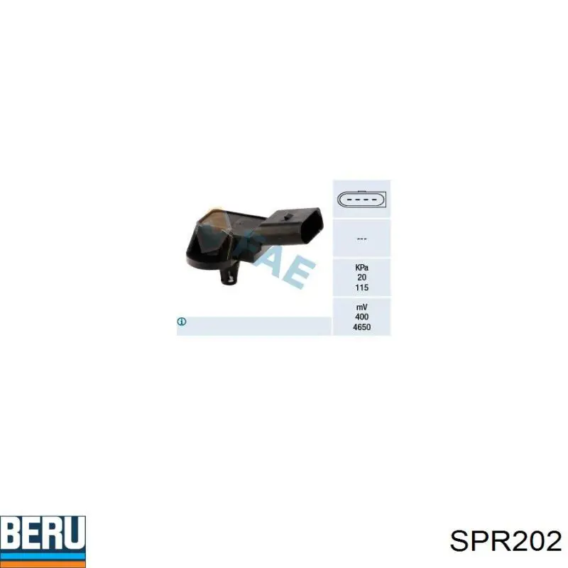 Купити SPR202 Beru Датчик абсолютного тиску