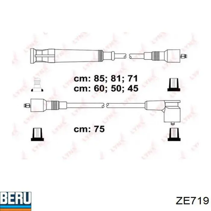Високовольтні дроти MSQ0095 Magneti Marelli