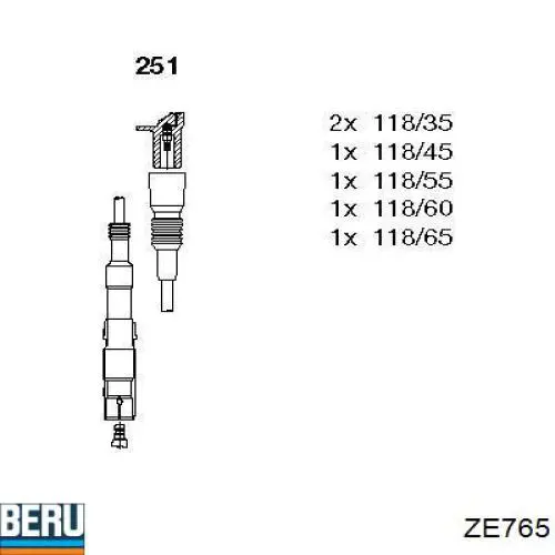 Дроти запалювання InA-For INF100521 ціна, від 50.13 USD