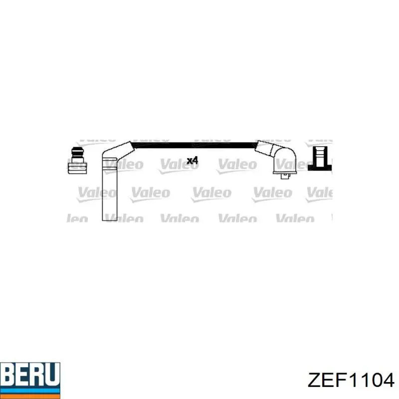 Дроти запалювання Beru ZEF1104 ціна, від 19.00 USD
