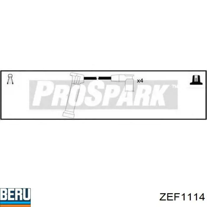 Високовольтні дроти MSK1142 Magneti Marelli