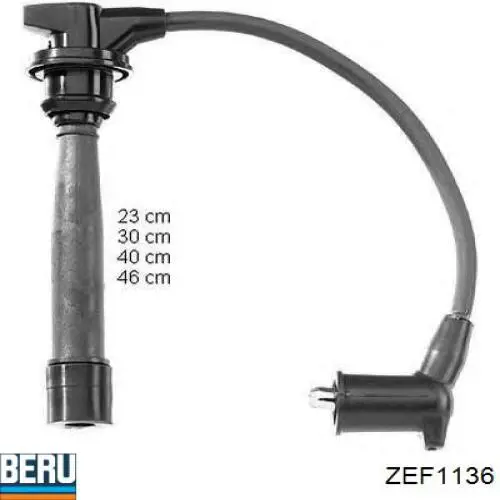 Дроти запалювання Beru ZEF1136 ціна, від 29.35 USD