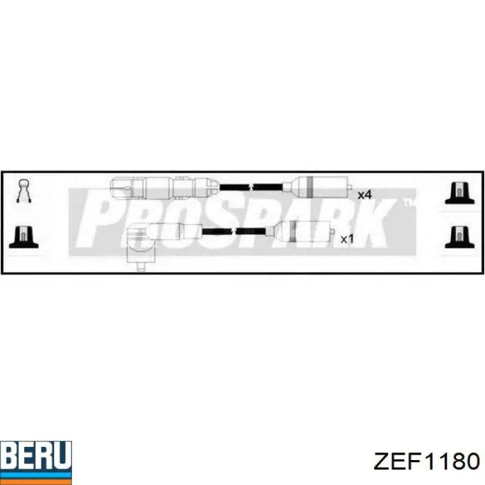 Високовольтні дроти ZK0562 Starline