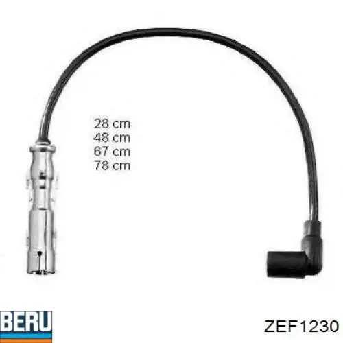 Купити ZEF1230 Beru Провід високовольтні, комплект