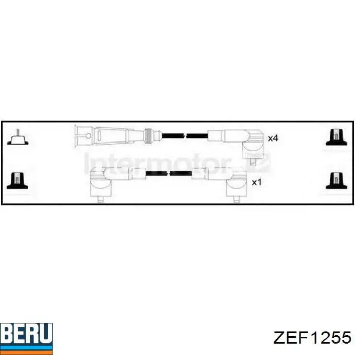 Купити ZEF1255 Beru Провід високовольтні, комплект