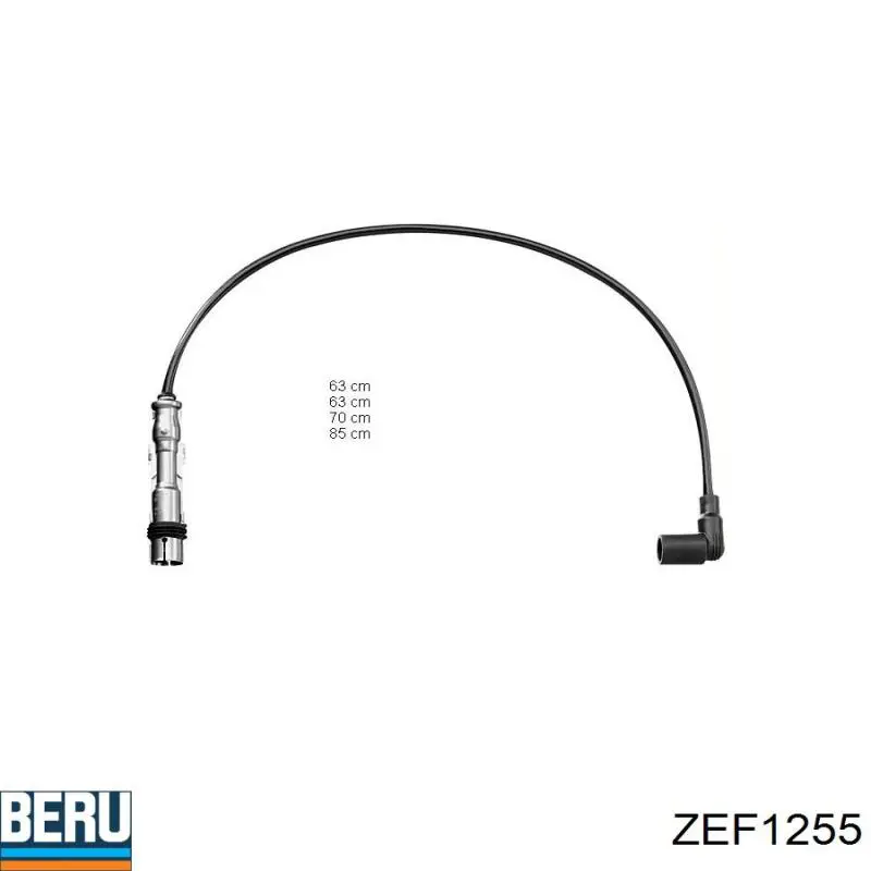 Високовольтні дроти ZEF1255 Beru
