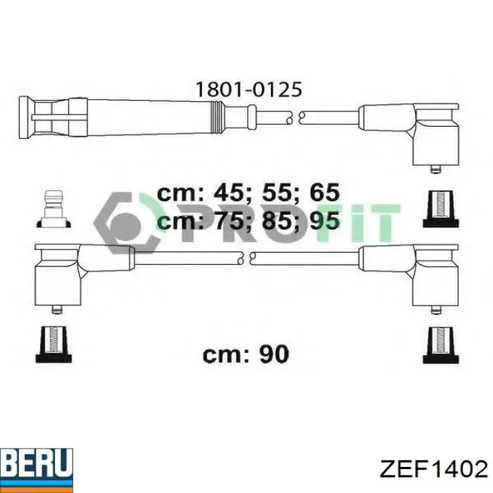 ZEF1402 Beru Проводи високовольтні