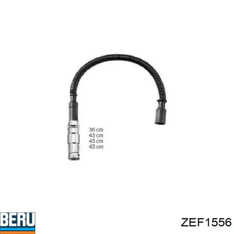 Дроти запалювання Beru ZEF1556 ціна, від 42.38 USD