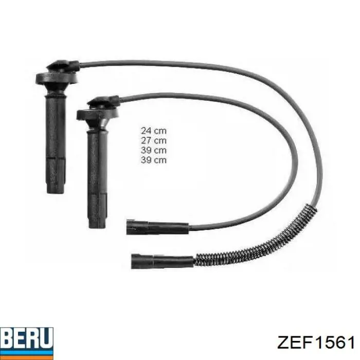 Дроти запалювання Beru ZEF1561 ціна, від 49.23 USD