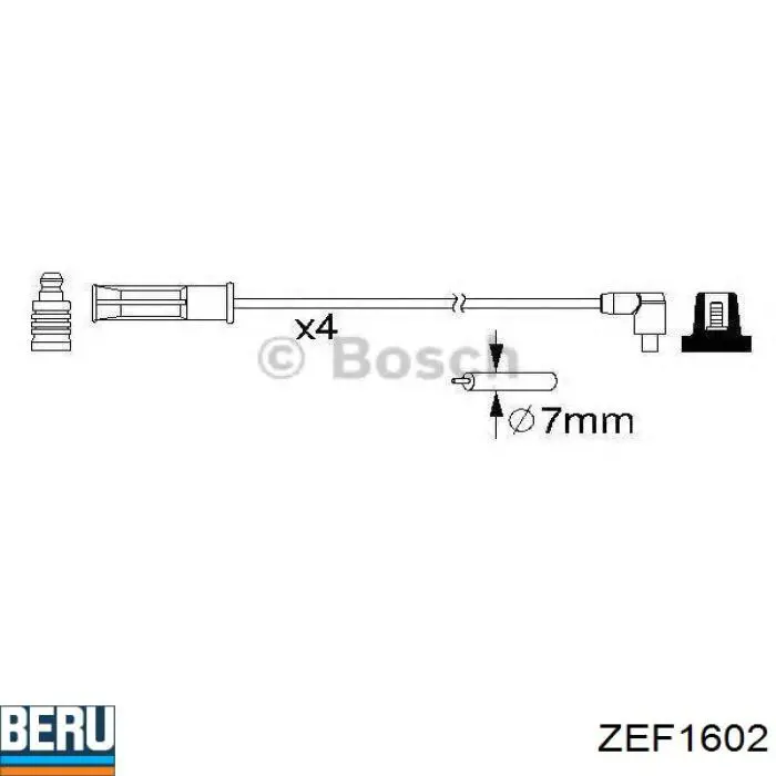 Купити Високовольтні дроти Renault Clio II BB, CB