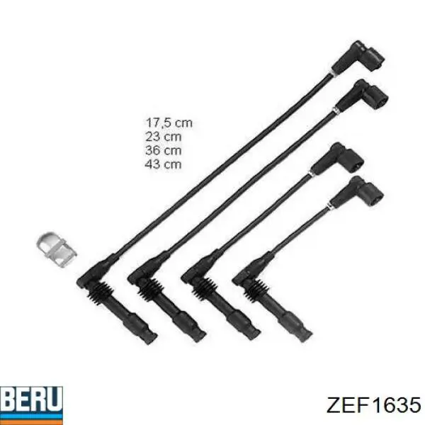 Дроти запалювання Beru ZEF1635 ціна, від 13.39 USD