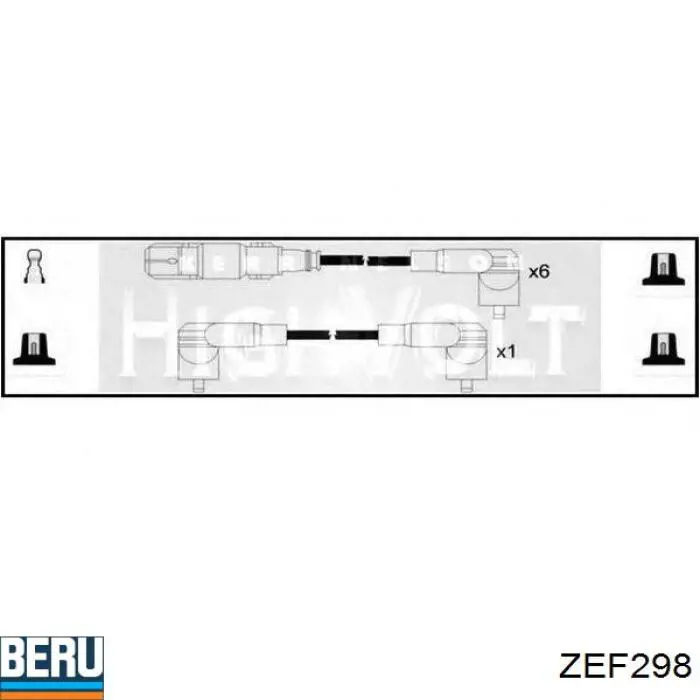 Високовольтні дроти 954 NGK