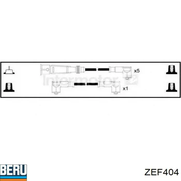 ZEF404 Beru дріт високовольтні, комплект