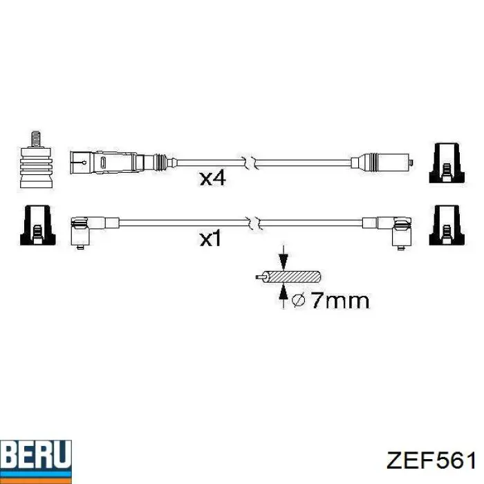 MSQ0011 Magneti Marelli Проводи високовольтні