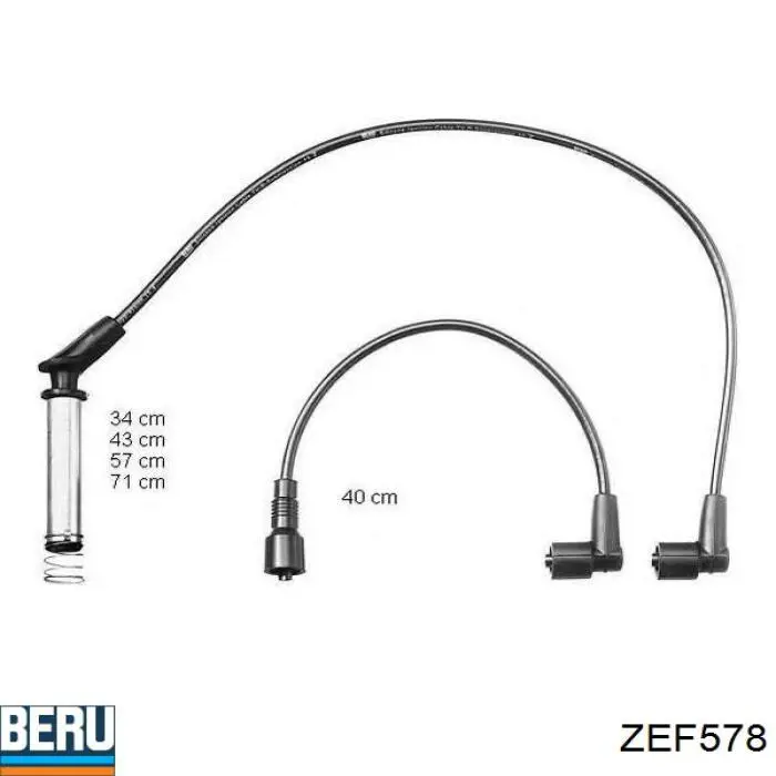 Дріт високовольтний Beru ZEF578