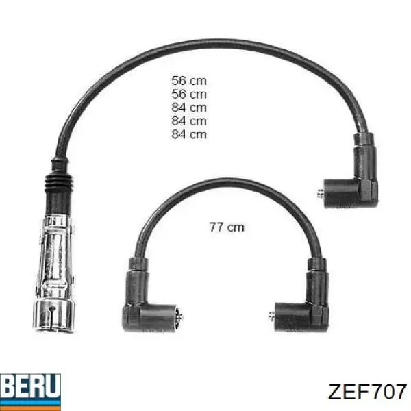 Купити ZEF707 Beru Провід високовольтні, комплект