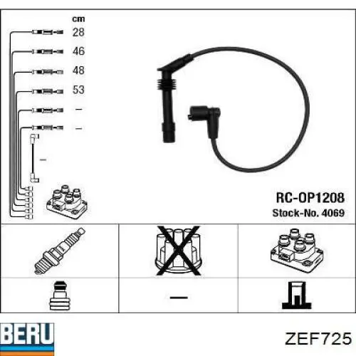 Дроти запалювання VALEO 346074 ціна, від 25.84 USD
