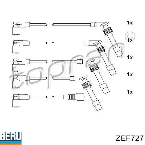 Купити ENT910154 Engitech Провід високовольтні, комплект