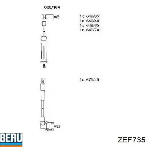 Дріт високовольтний Beru ZEF735
