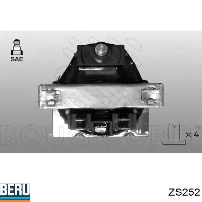 Котушка запалювання Beru ZS252 ціна, від 16.75 USD