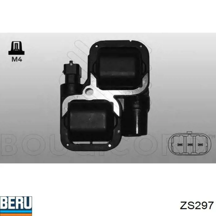 ZS297 Beru Котушка запалювання