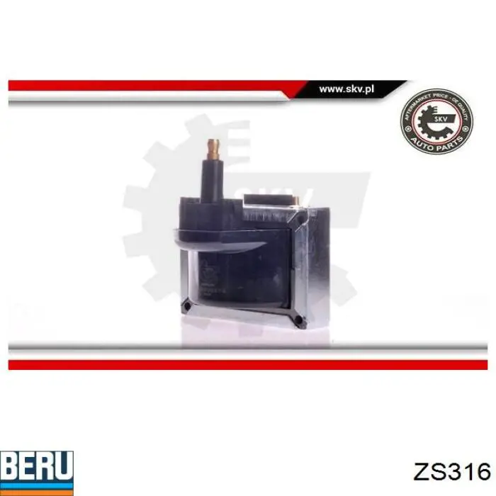 Котушка запалювання Beru ZS316 ціна, від 16.83 USD