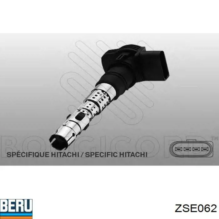ZSE062 Beru Котушка запалювання