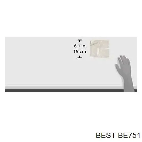 Гальмівні колодки Best BE751 ціна, від 17.31 USD