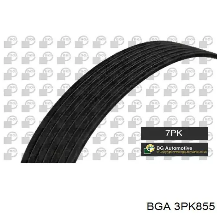 Клиновий ремінь BGA 3PK855 ціна, від 4.56 USD