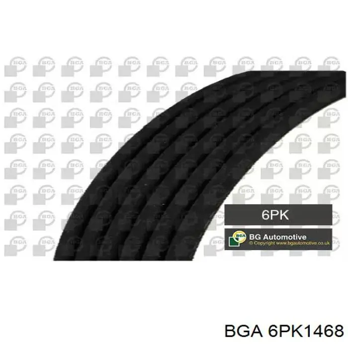 Клиновий ремінь BGA 6PK1468 ціна, від 10.85 USD