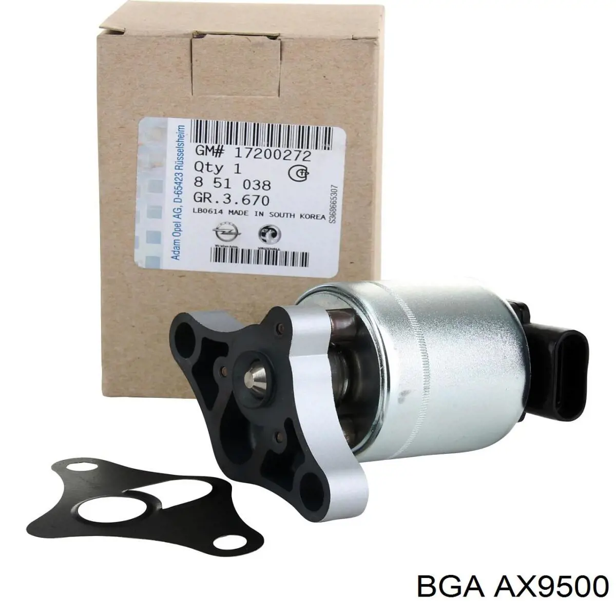 AX9500 BGA прокладка egr-клапана рециркуляції