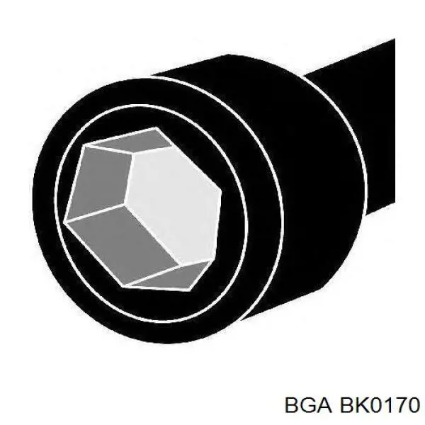 BK0170 BGA Болт кріплення головки блоку циліндрів